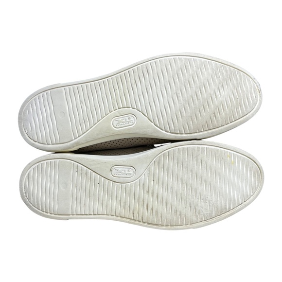 AGL Blondie Perforated Platform Leather Sneakers Talc Pink Women's Size 40 US 10 - Picture 8 of 11